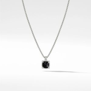 David Yurman Chatelaine® Pavé Bezel Pendant Necklace